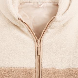 La Redoute Collections  Manteau oversize à capuche en sherpa 