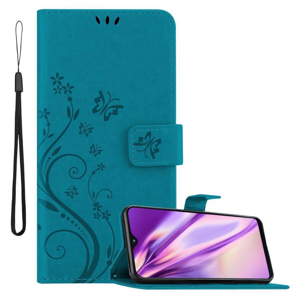 Cadorabo  Hülle für Samsung Galaxy A10e / A20e Blumen Design Magnetverschluss 