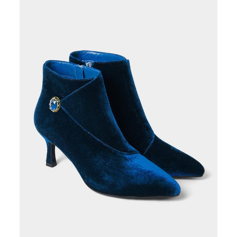 Joe Browns Samt Wickel Stiefeletten  