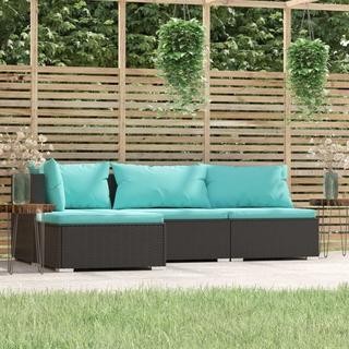 VidaXL Garten-lounge-set poly-rattan  