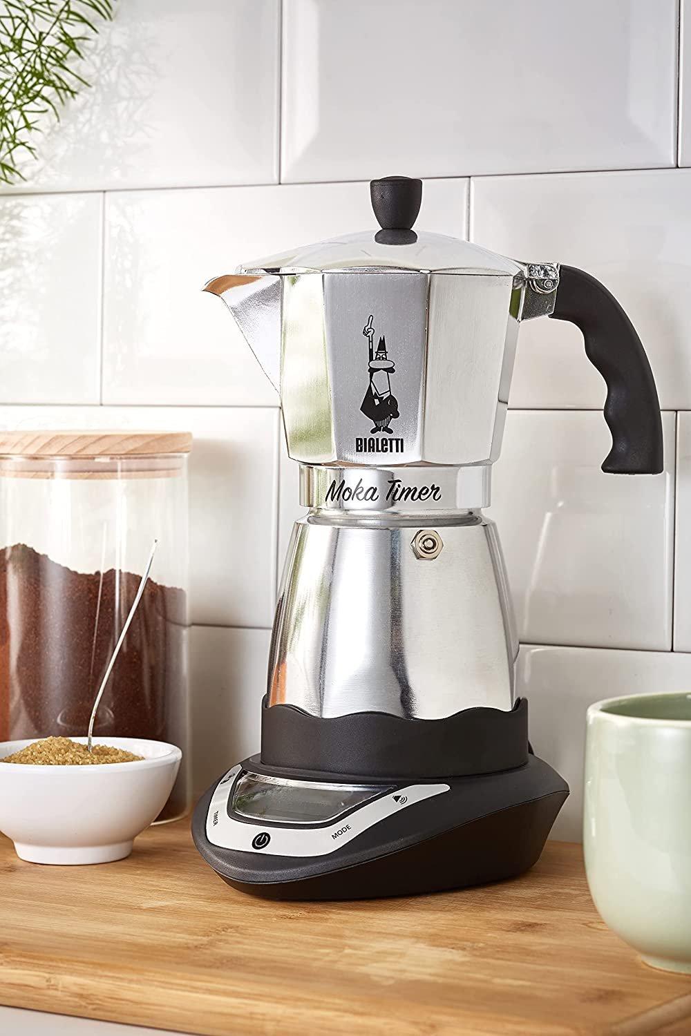 BIALETTI  Bialetti EAsy Timer 6 Vollautomatisch Elektrische Espressokanne 0,3 l 