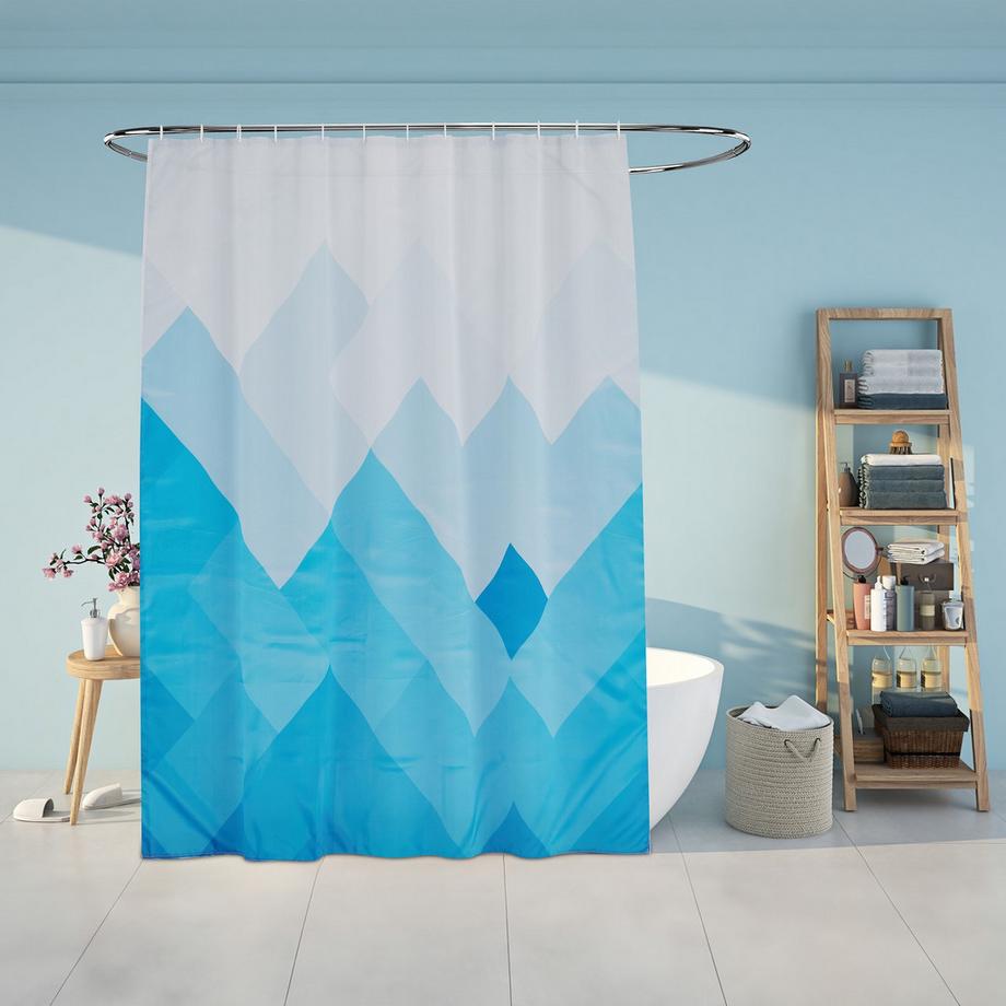 Northix Rideau de douche 180x200 cm avec motif  