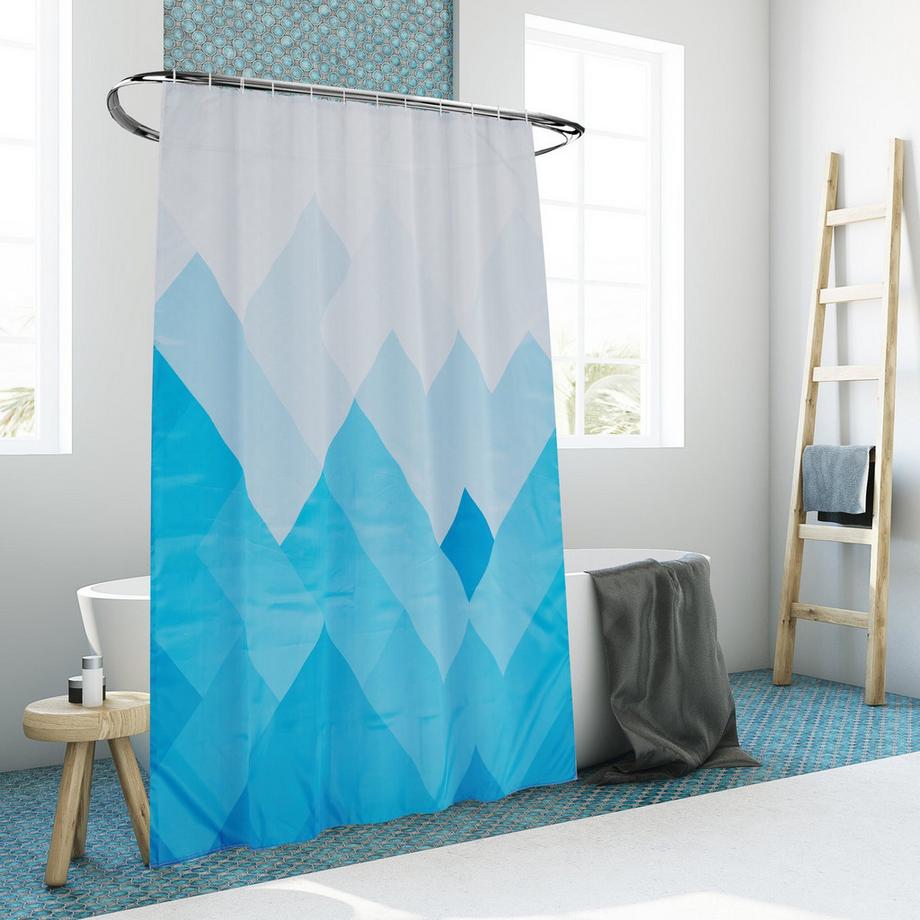 Northix Rideau de douche 180x200 cm avec motif  