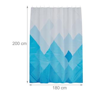 Northix Tenda da doccia 180x200 cm con motivo  