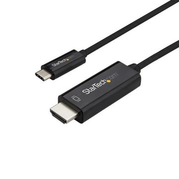 StarTech.com 1m USB-C auf HDMI Kabel - 4K bei 60Hz - Schwarz