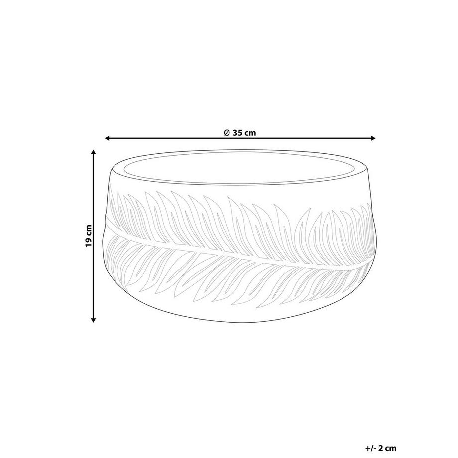 Beliani Cache-pot en Fibre d'argile Moderne FTERO  