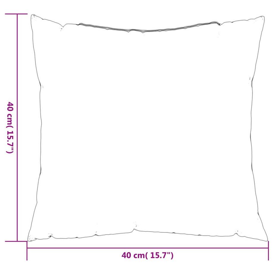 VidaXL Coussin de canapé tissu  