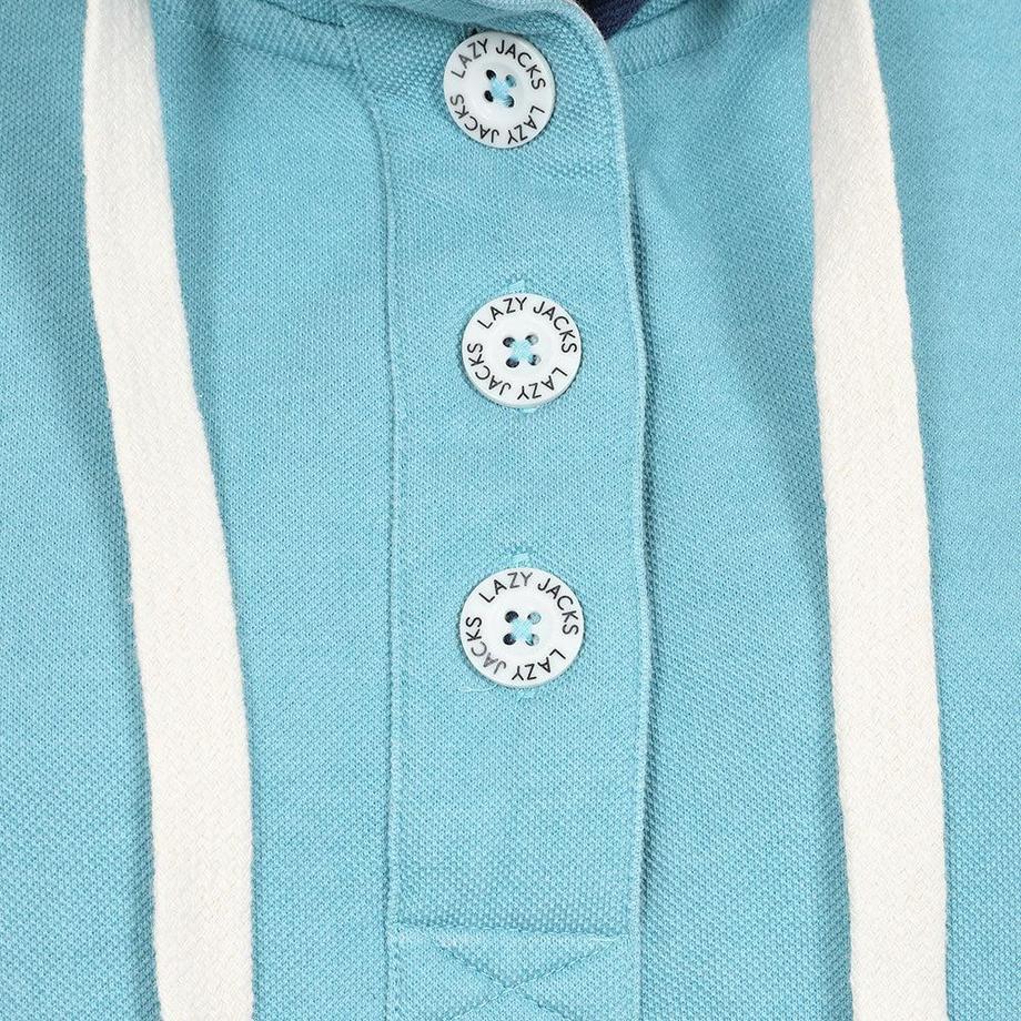 Lazy Jacks Sweatshirt Col Boutonné Piqué  