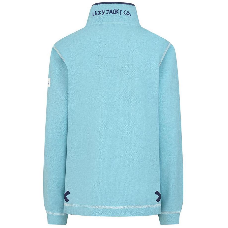Lazy Jacks Sweatshirt Col Boutonné Piqué  