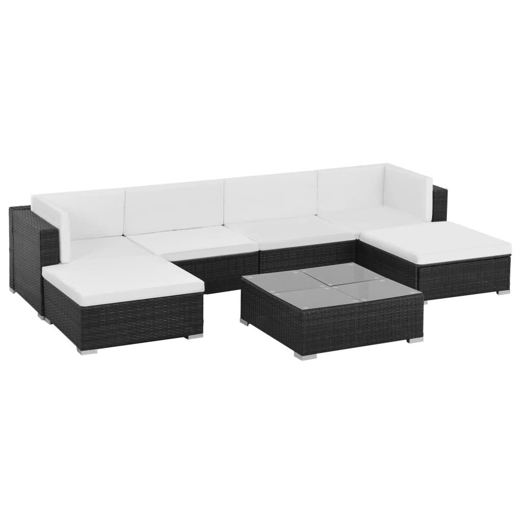 VidaXL Garten-sofagarnitur poly-rattan  