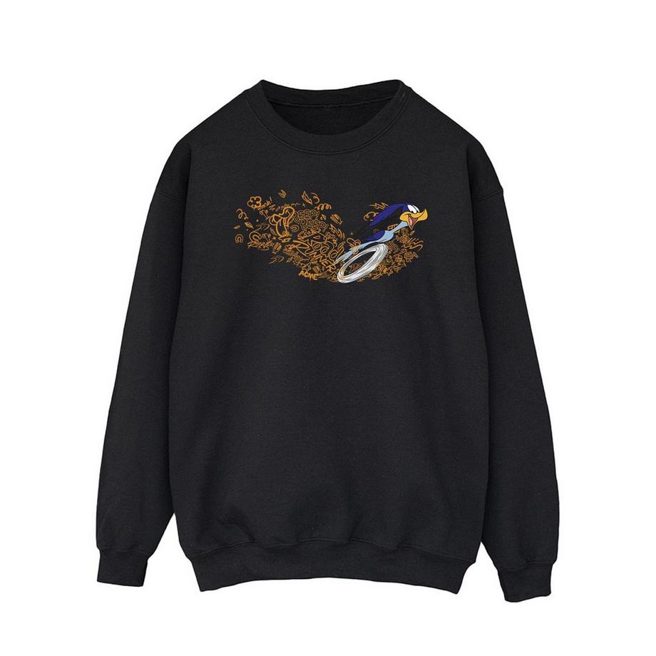 LOONEY TUNES Road Runner Sweatshirt Graphique  