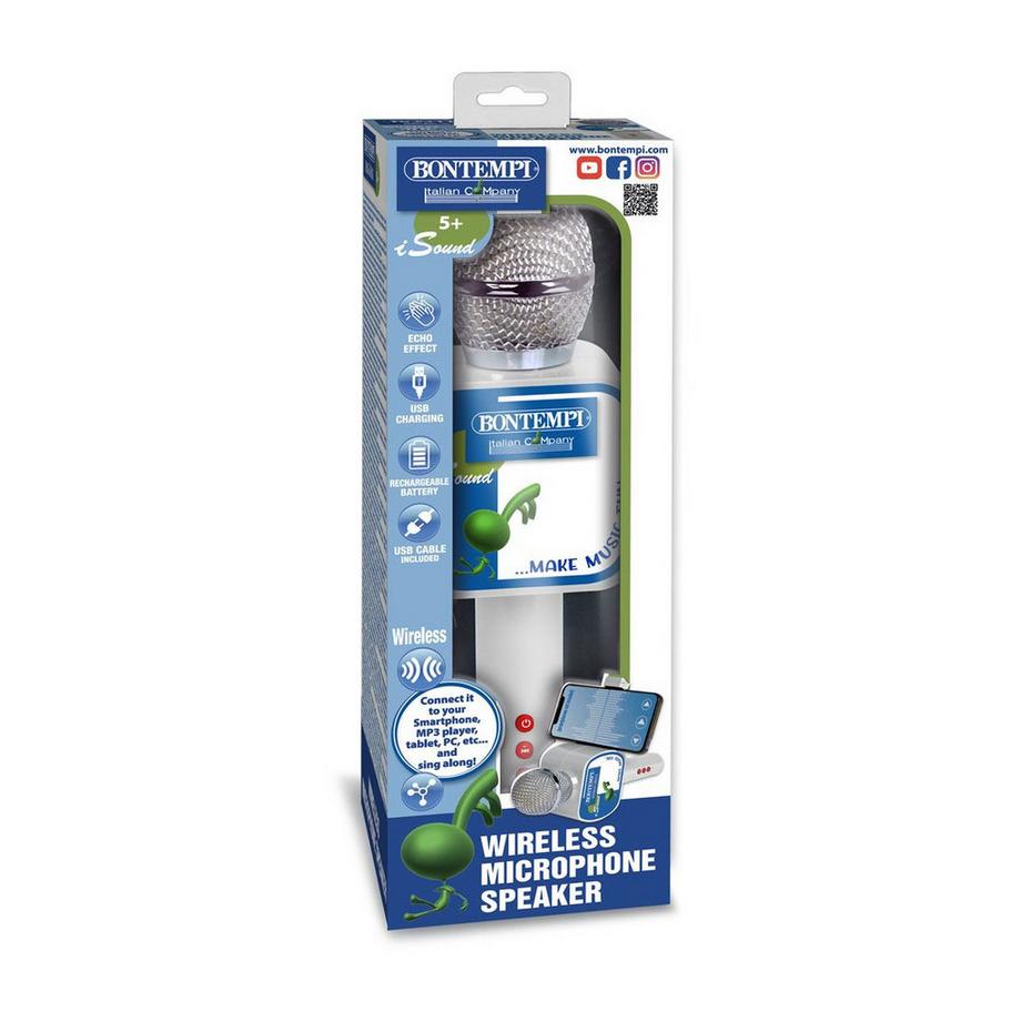 BONTEMPI  Mikrofon drahtlos mit Lautsprecher 