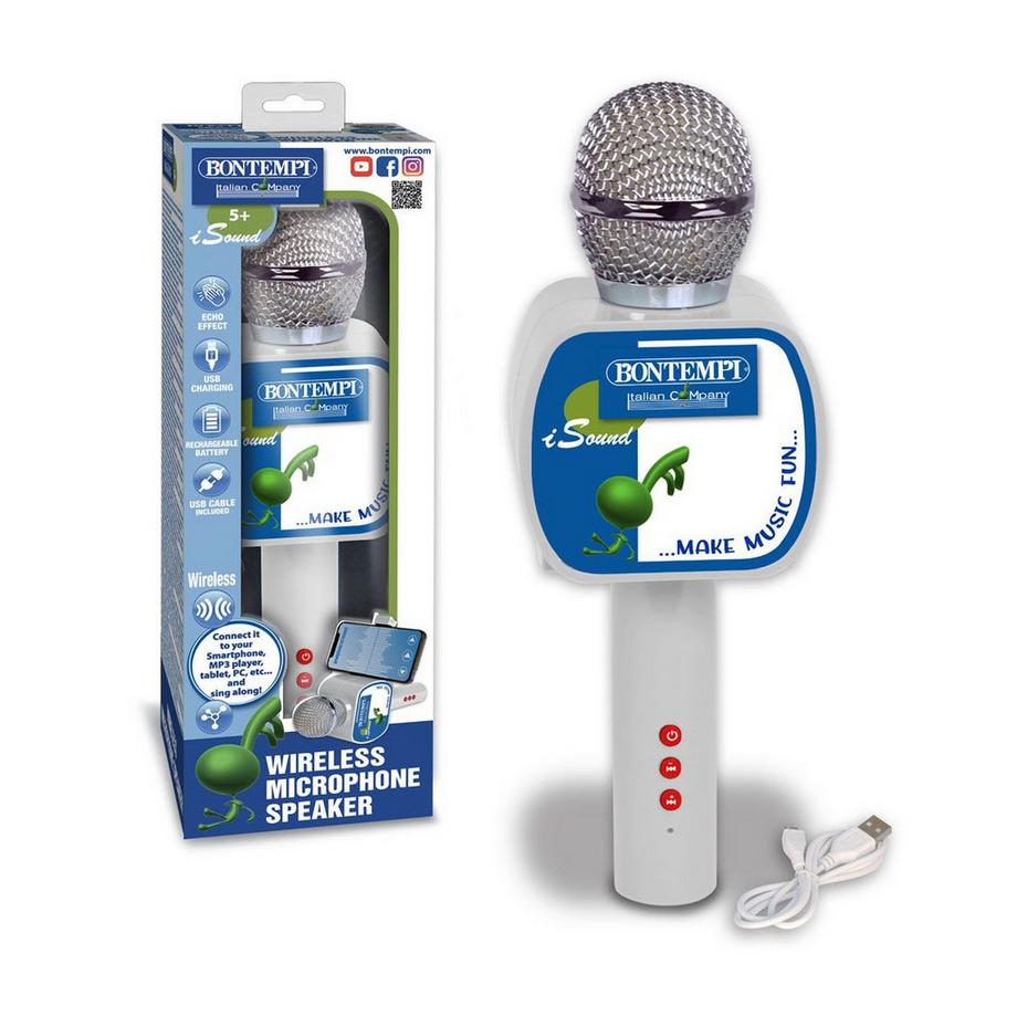 BONTEMPI  Mikrofon drahtlos mit Lautsprecher 