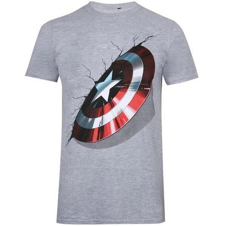 CAPTAIN AMERICA T-Shirt Imprimé Bouclier  