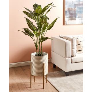 Beliani Indoor Blumentopf aus Metall Modern ALPINUS  