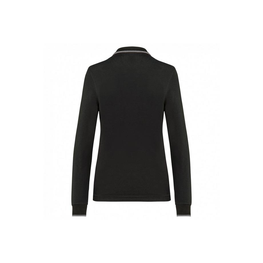 Kariban Piqué Strick Langarm Polo Shirt  