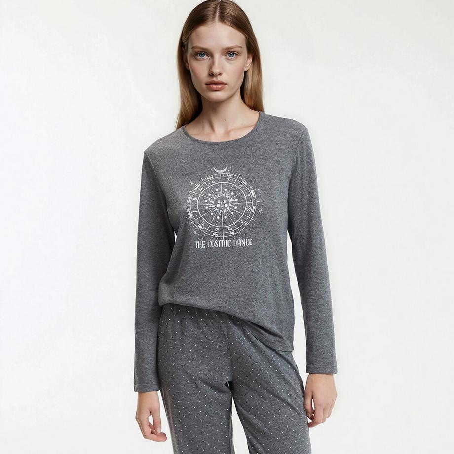 SO'HOME 3-teiliger Kapuzenpyjama  