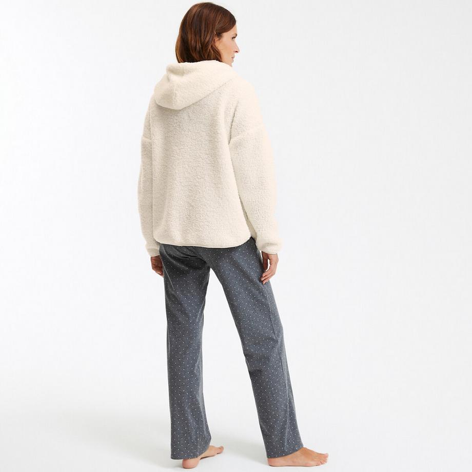 SO'HOME 3-teiliger Kapuzenpyjama  