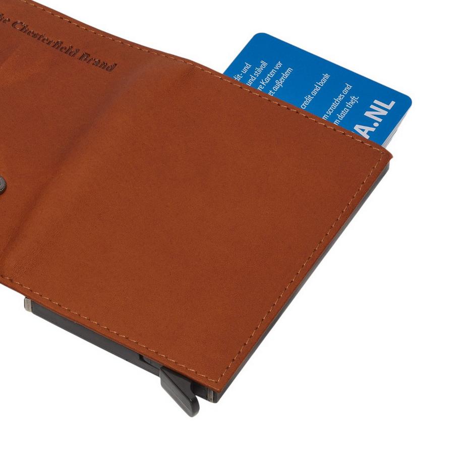 Chesterfield Frankfurt Étui à cartes en cuir cognac  