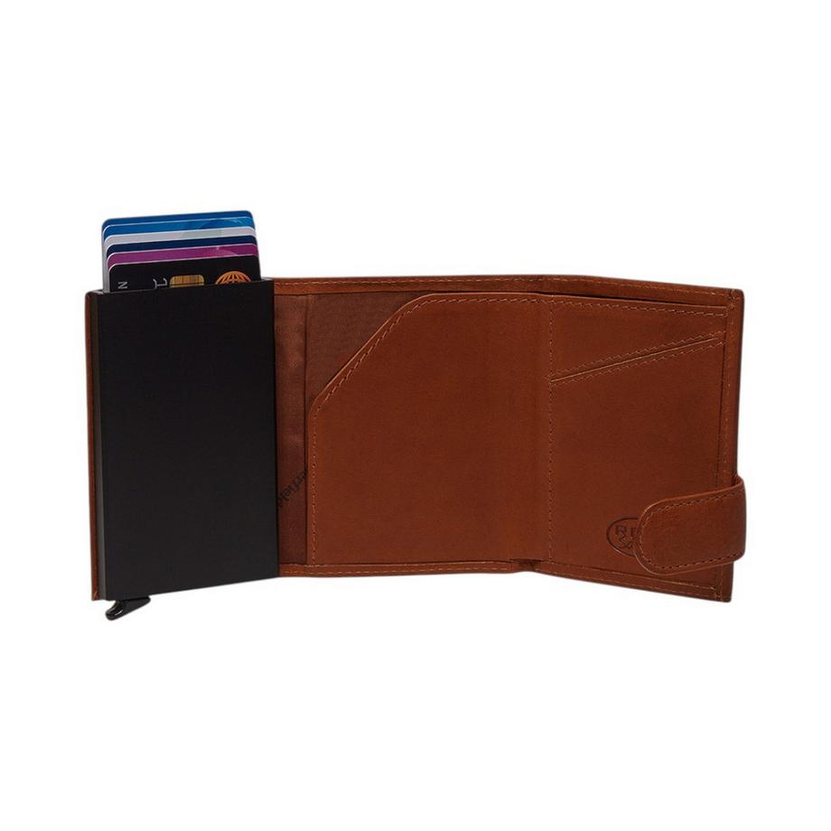 Chesterfield Frankfurt Étui à cartes en cuir cognac  