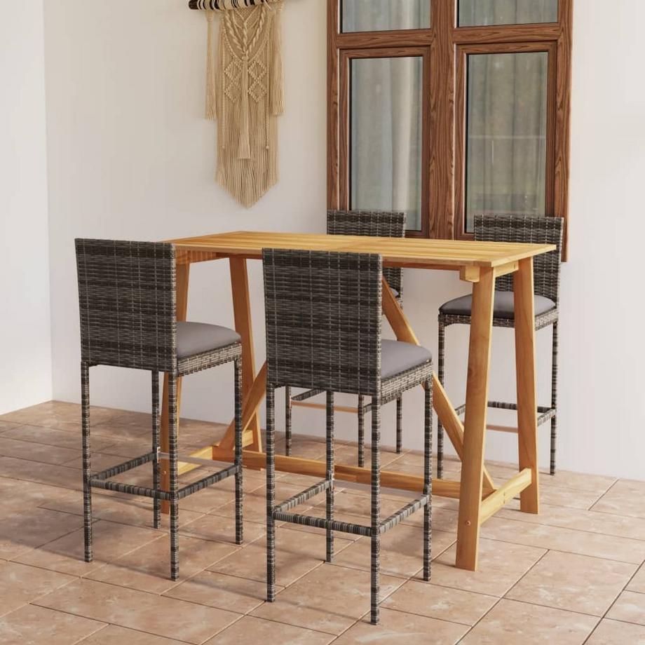 VidaXL angolo bar Legno di acacia  