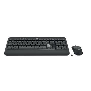 Advanced MK540 tastiera Mouse incluso USB QWERTY Inglese UK Nero, Bianco