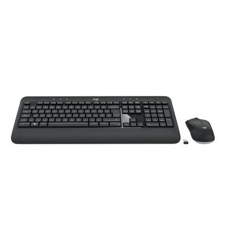 Logitech  Advanced MK540 tastiera Mouse incluso USB QWERTY Inglese UK Nero, Bianco 