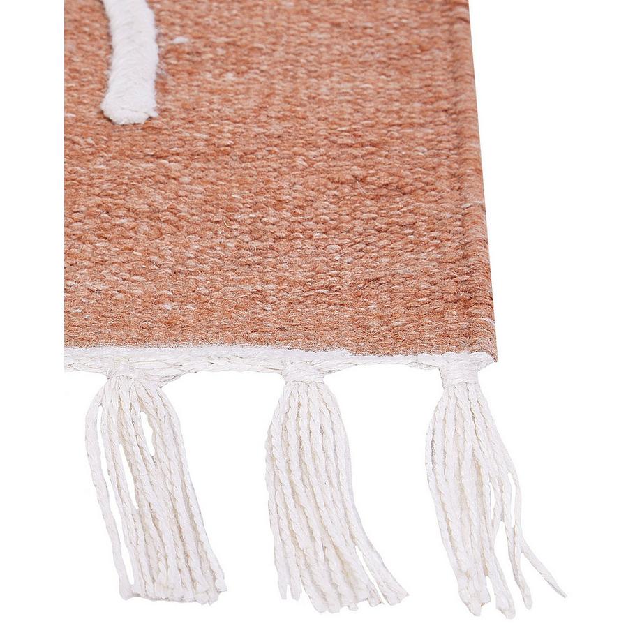 Beliani Tapis d'extérieur en Polyester Boho YAVU  