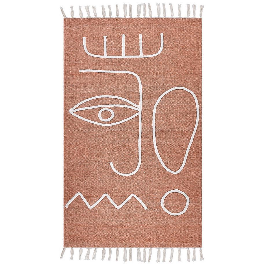 Beliani Tapis d'extérieur en Polyester Boho YAVU  