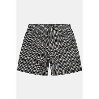 JP1880  Shorts da mare a righe con cintura elastica, fino alla tg. 8XL 