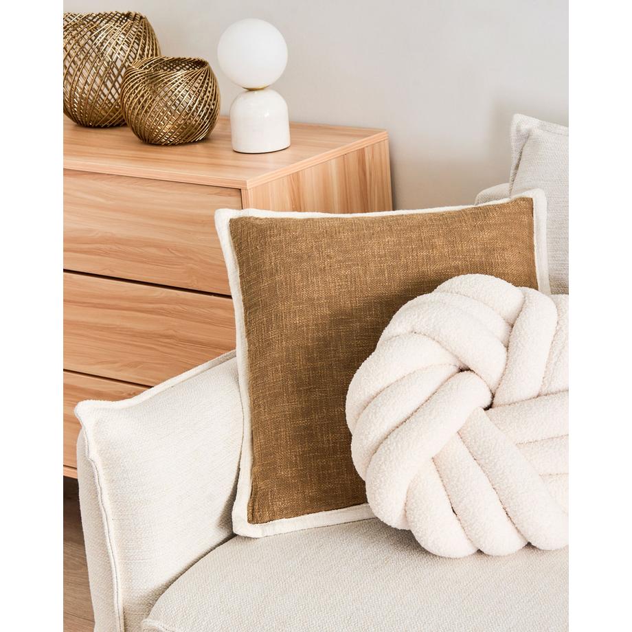 Beliani Dekokissen 2er Set aus Baumwolle Modern IANTHE  