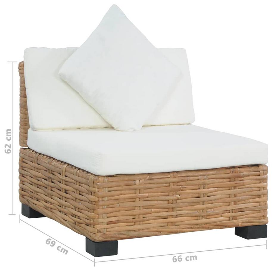 VidaXL Sofa rattan  