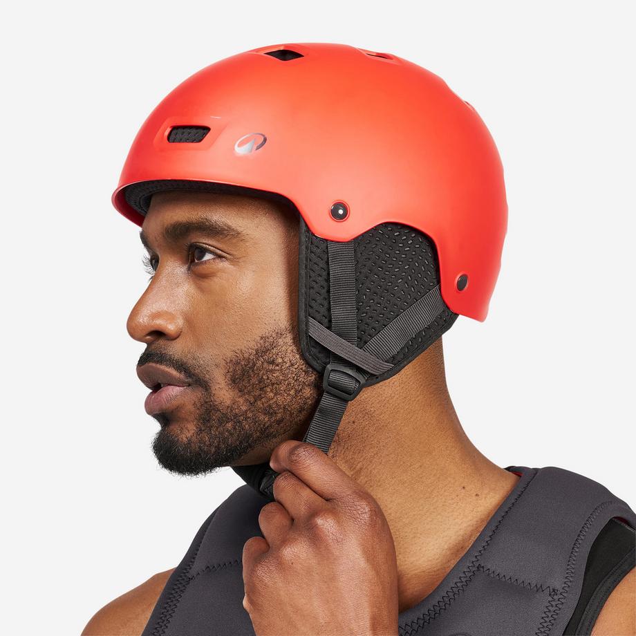 Casque de sports d'eau, kitesurf, wingfoil, wakeboard Adulte - 100 rouge