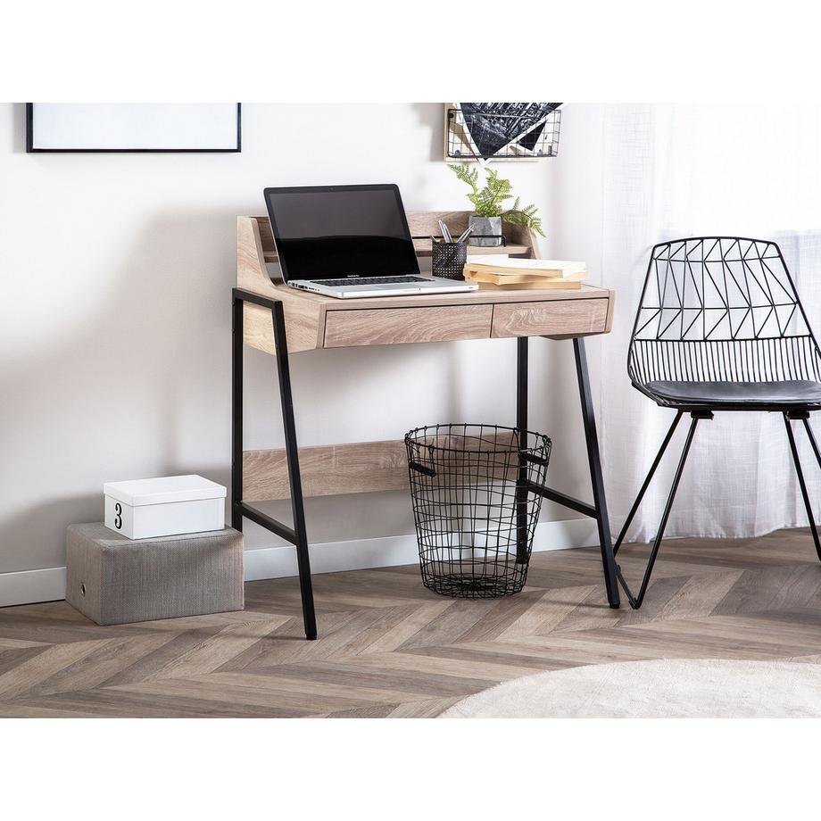 Beliani Table de bureau en MDF Industriel BROXTON  