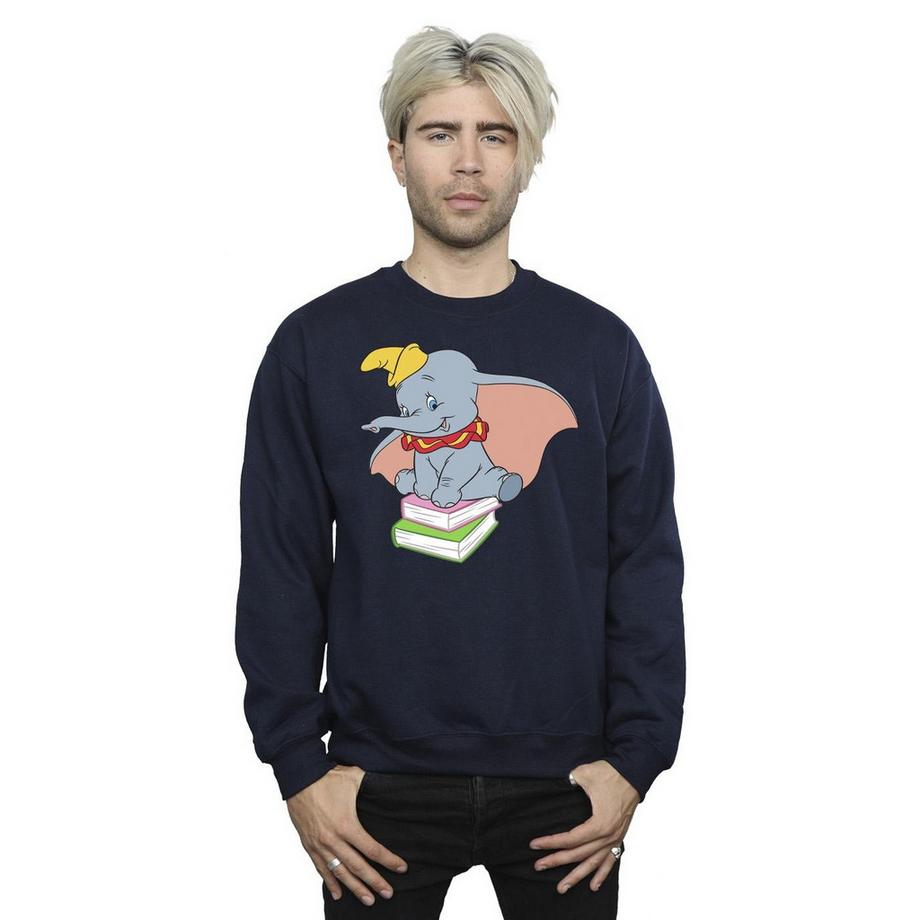Disney Dumbo Sitting On Books Sweatshirt  