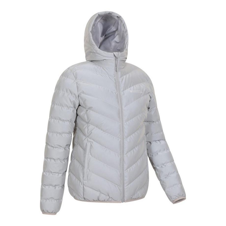 Mountain Warehouse Doudoune Seasons avec Capuche et Réfléchissante  