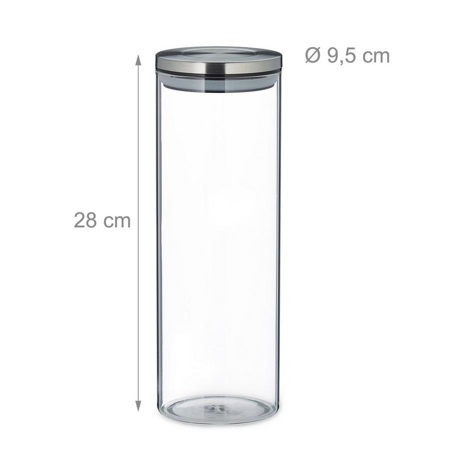 B2X Pots de conservation 3 pcs. 1800 ml  