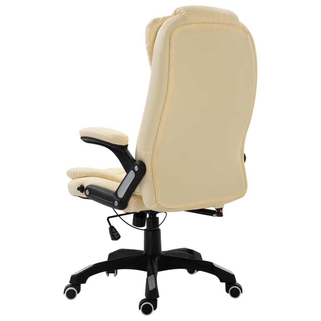 VidaXL Chaise de bureau cuir artificiel  