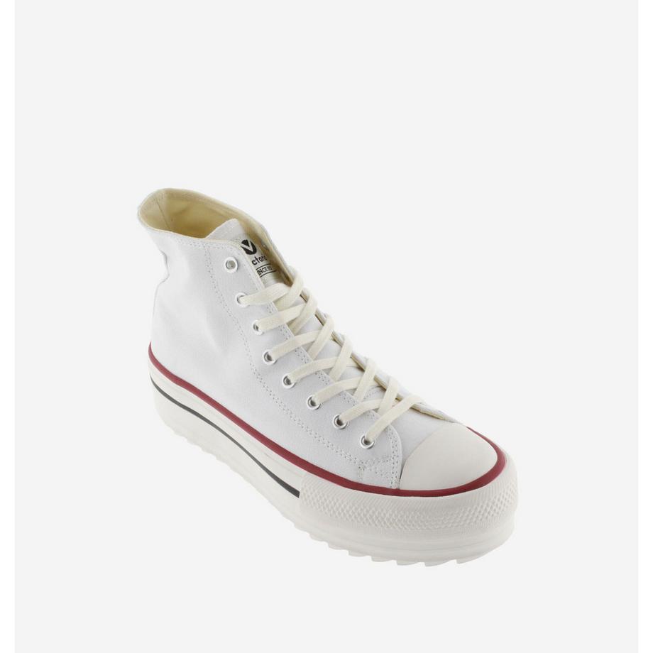 Victoria Double Toile Tribu Plateau Sneakers  