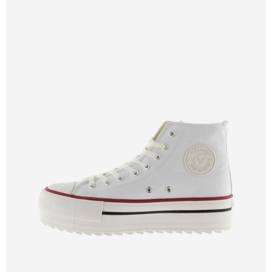 Victoria Double Toile Tribu Plateau Sneakers  