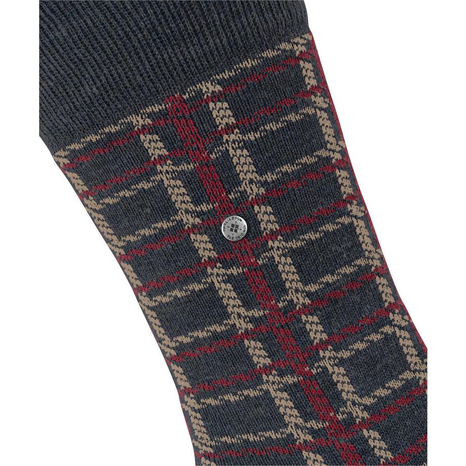 Burlington Grid Socken  