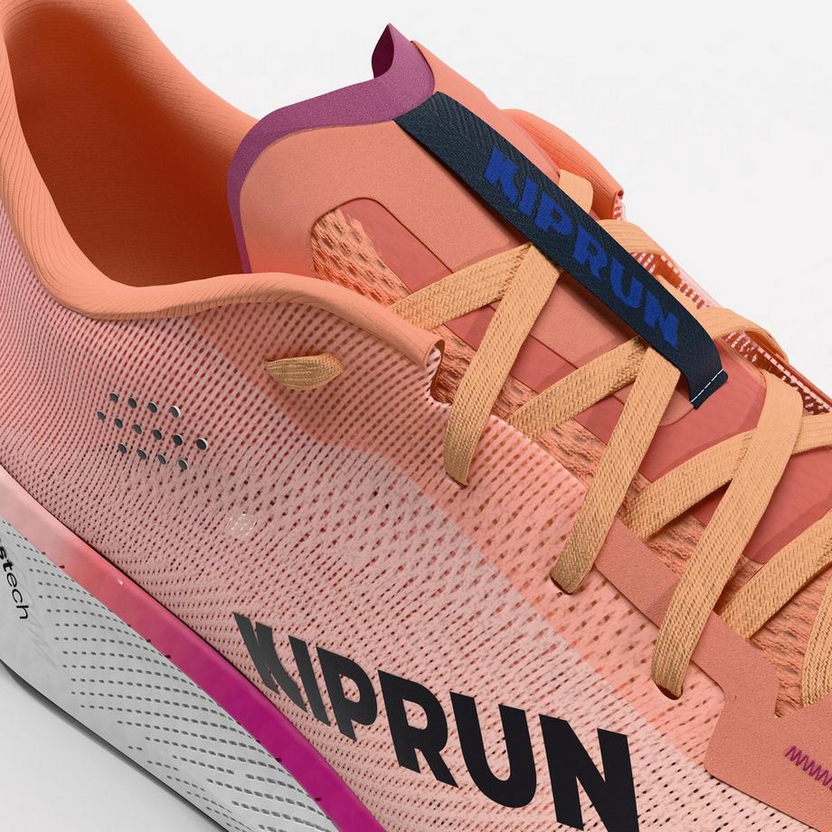 KIPRUN Kipride Daempfung Synthetik Laufschuhe Kiprun Kipride Road Running Schuh , Grapefruitrosa 