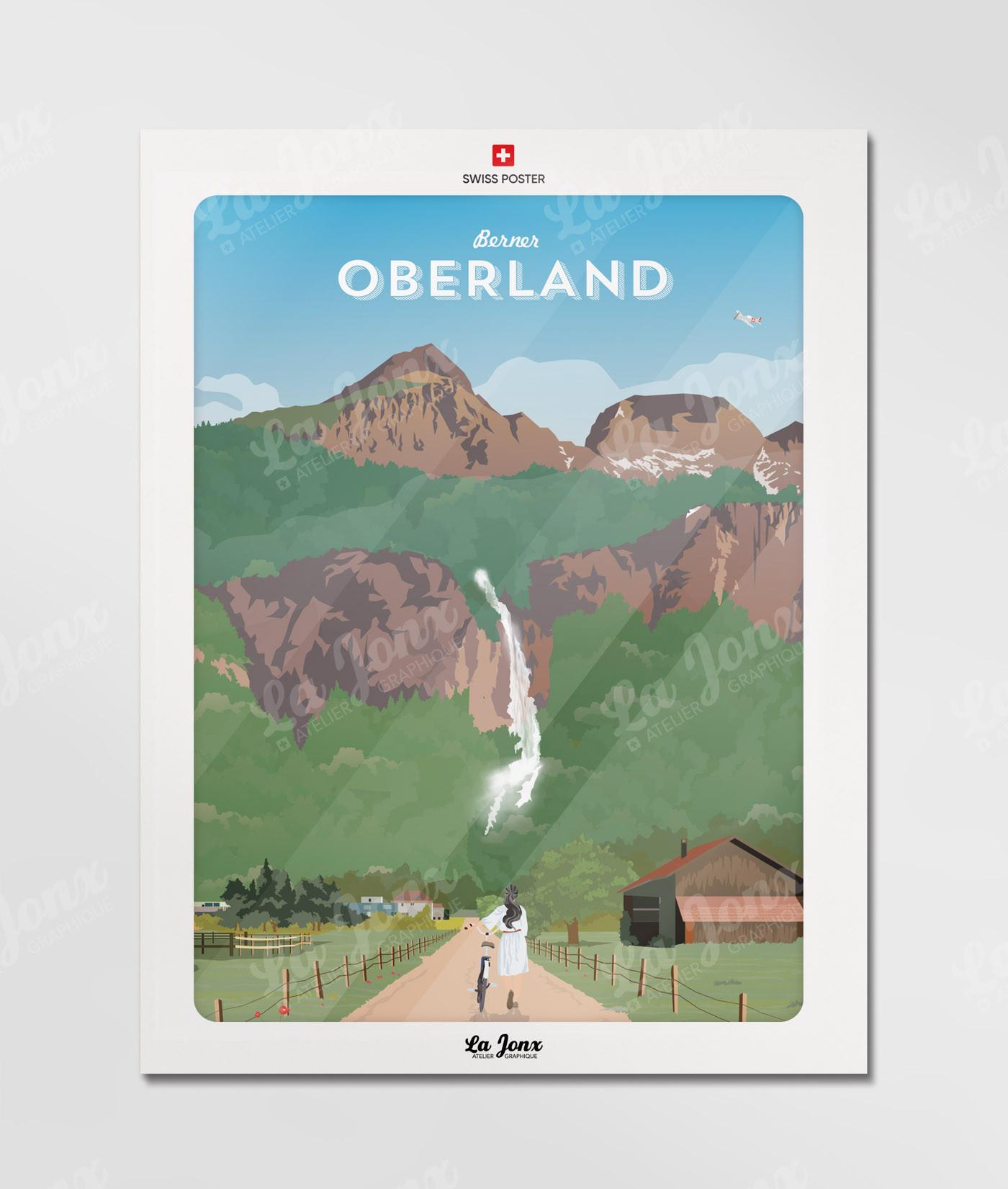 La-Jonx Oberland Bernois - Poster  