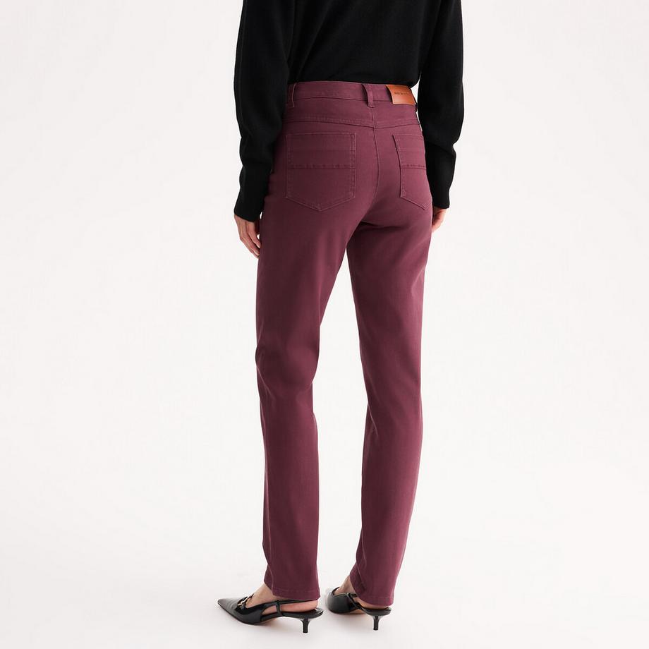 La Redoute Collections Pantaloni Dritti Cinque Tasche Cotone Stretch  