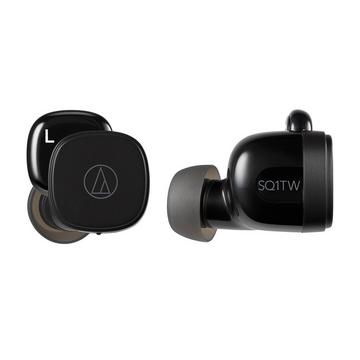 Audio-Technica ATH-SQ1TW Kopfhörer True Wireless Stereo (TWS) im Ohr AnrufeMusik Bluetooth Schwarz
