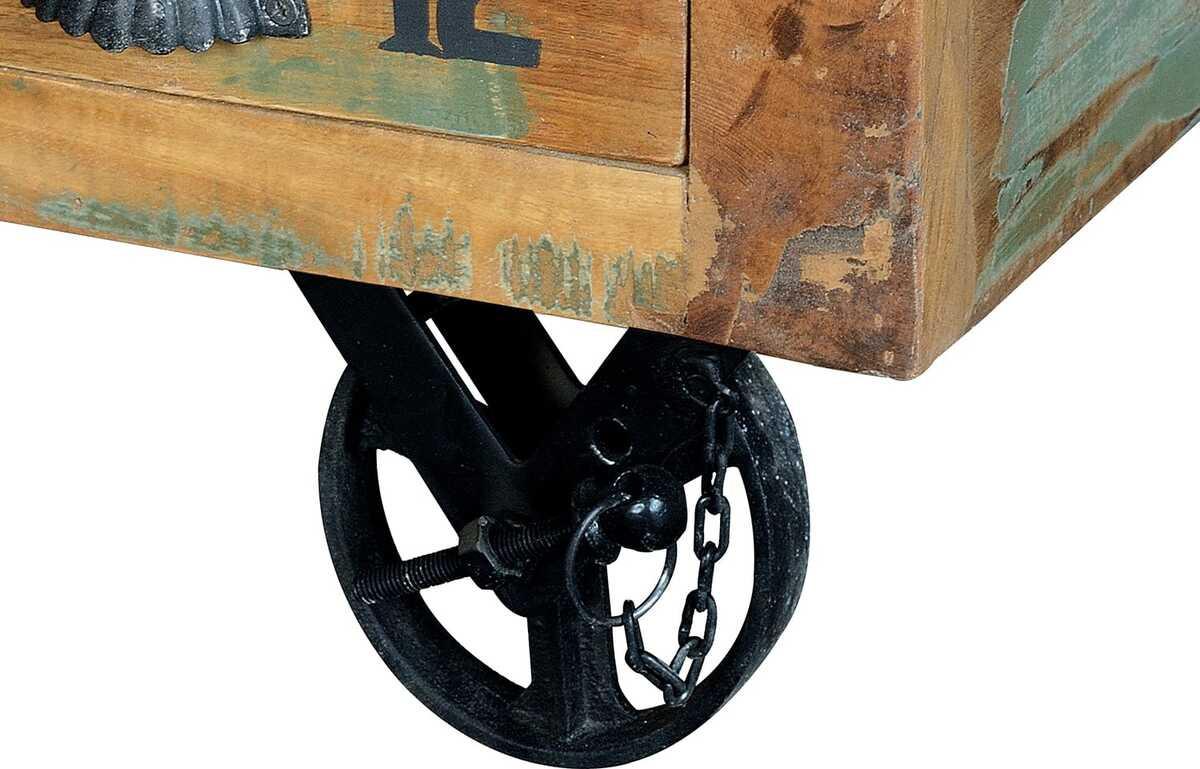 mutoni Couchtisch Verrier Holz recycelt multicolor 110x70  