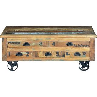 mutoni Couchtisch Verrier Holz recycelt multicolor 110x70  