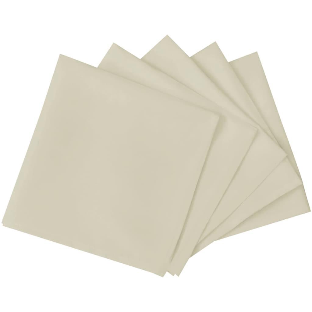 VidaXL Serviettes de table  pcs polyester  