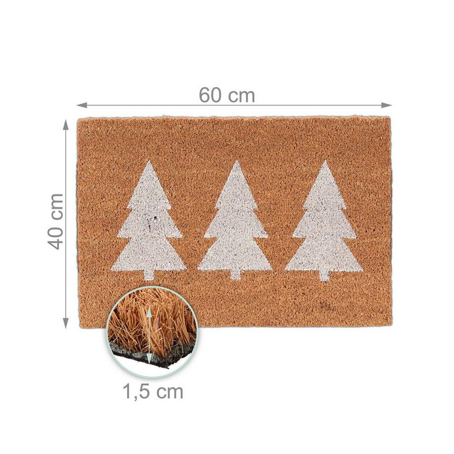 Northix Zerbino in fibra di cocco – Pine Tree Design  