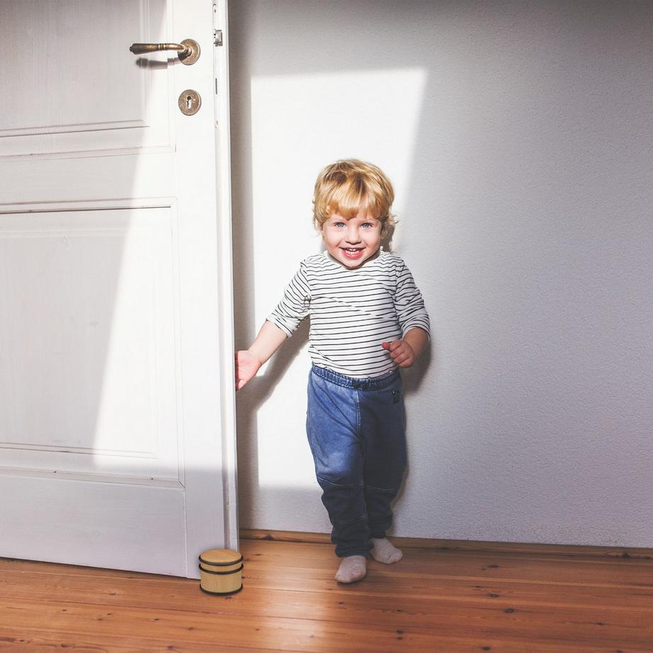 B2X  Türstopper aus Holz - 2er-Set 